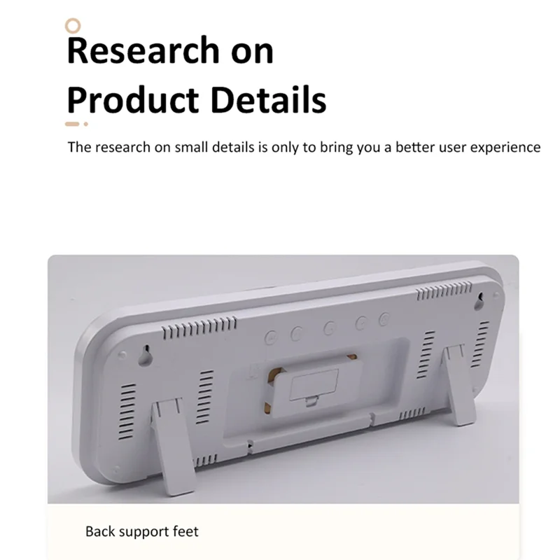 

A76X-Большие цифровые светодиодные часы, дисплей температуры, даты, недели, 10, регулируемая яркость, электронные часы с дистанционным управлением