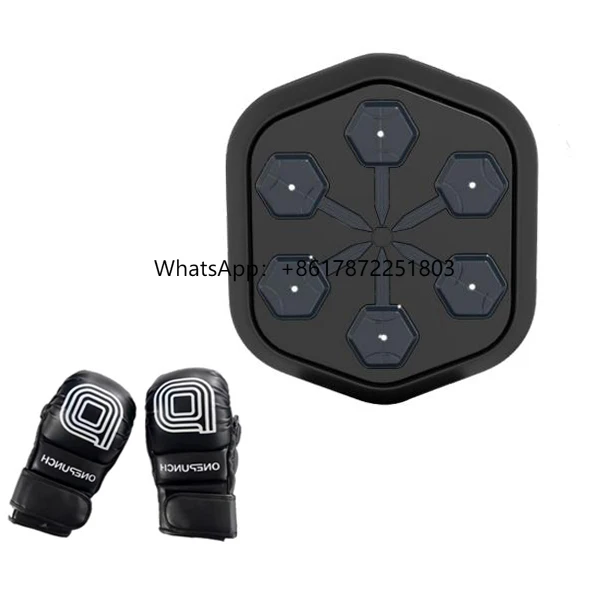 

TOP WUPRO High End Smart Punching Machine Boxing Wall Target Music Light Boxing Machine Punching Pads Boxing Equipment