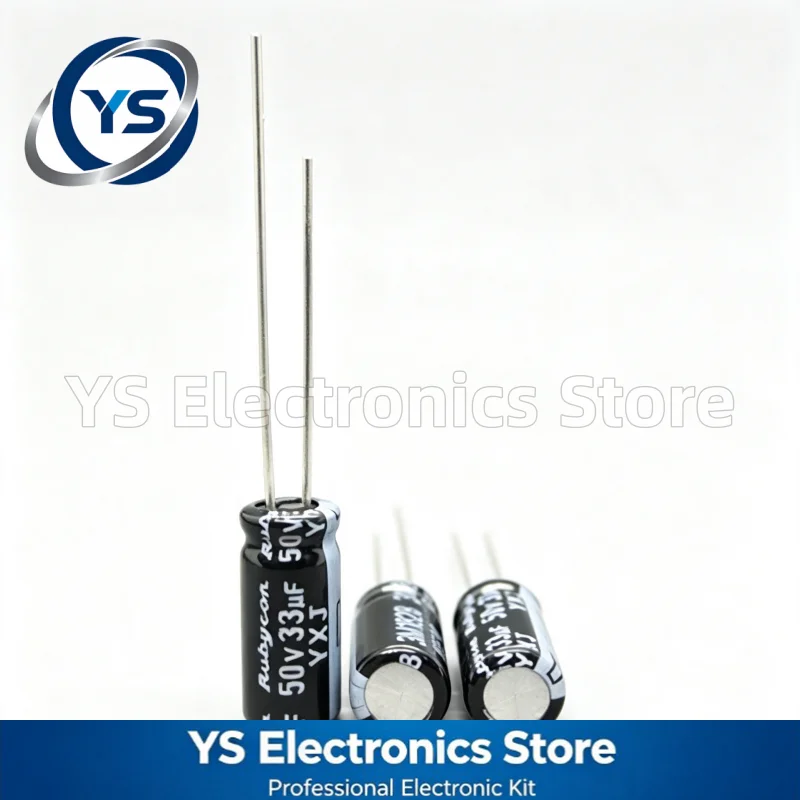 Rubycon YXJ Series 50V33UF 5x11mm 50YXJ33M5X11 33UF50V 50V 33UF Electrolytic Capacitor Brand New Genuine Capacitors 20%