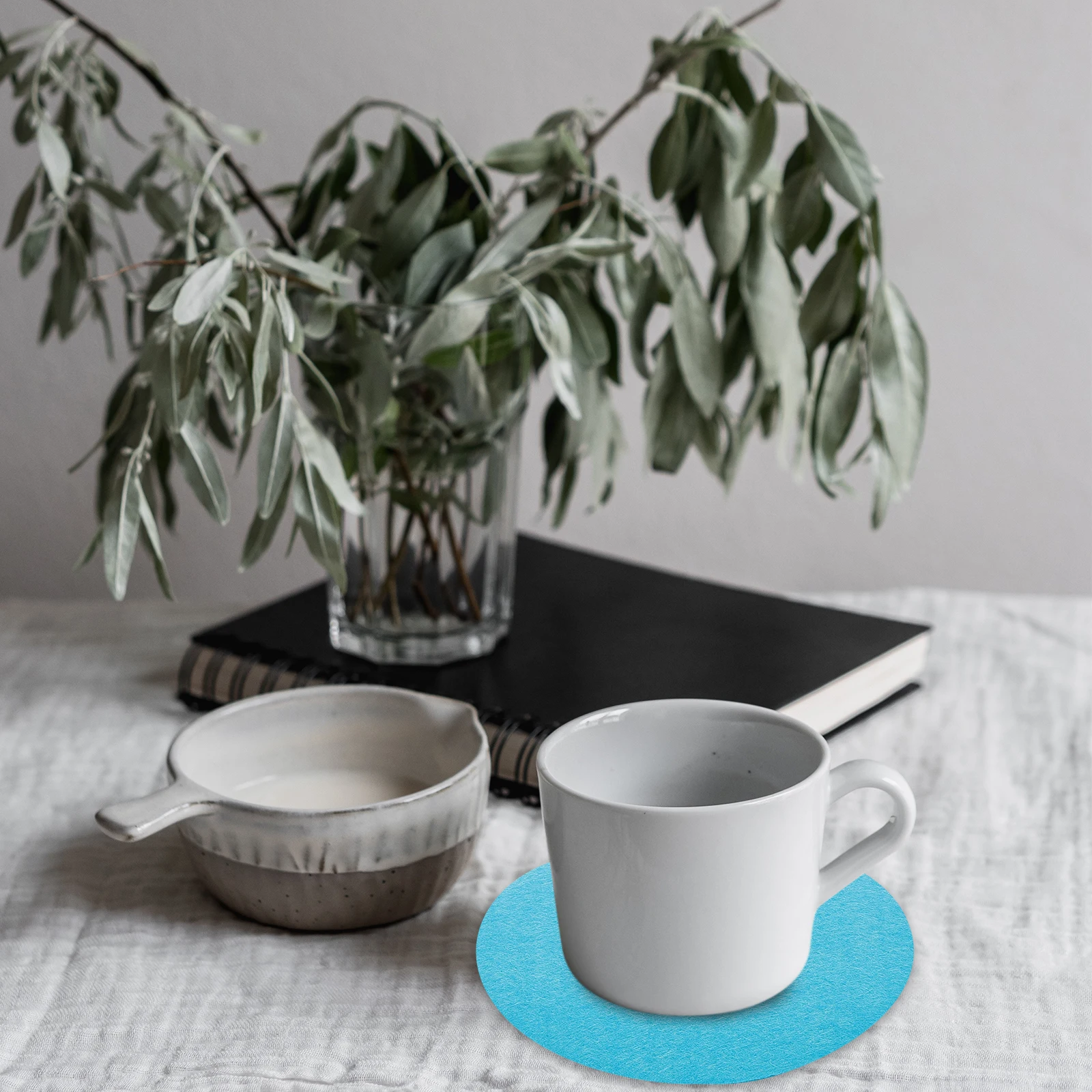 

24pcs Bowl Dish Protector Pads Felt Plate Separators For Kitchen Storage Pan Divider Cushions Tableware Mats Cookware Protectors