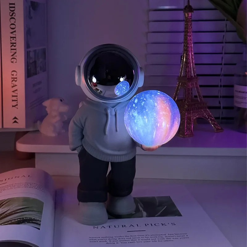 Caixa De Som Bluetooth Portable Wireless Speaker Astronaut Spaceman HIFI Stereo Multi-function Desktop MIni Computer Sound Box