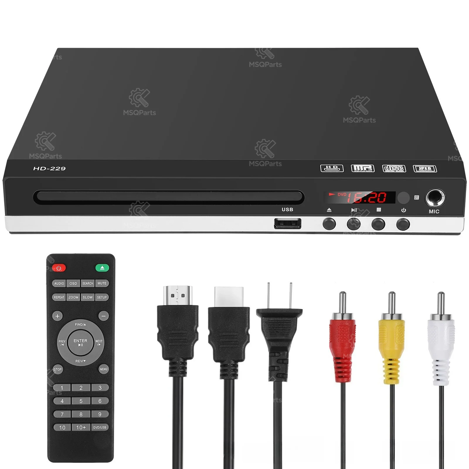 Household High Definition Dvd  EVD   VCD Player High Definition Mini CD  HD229  M218 - view 6
