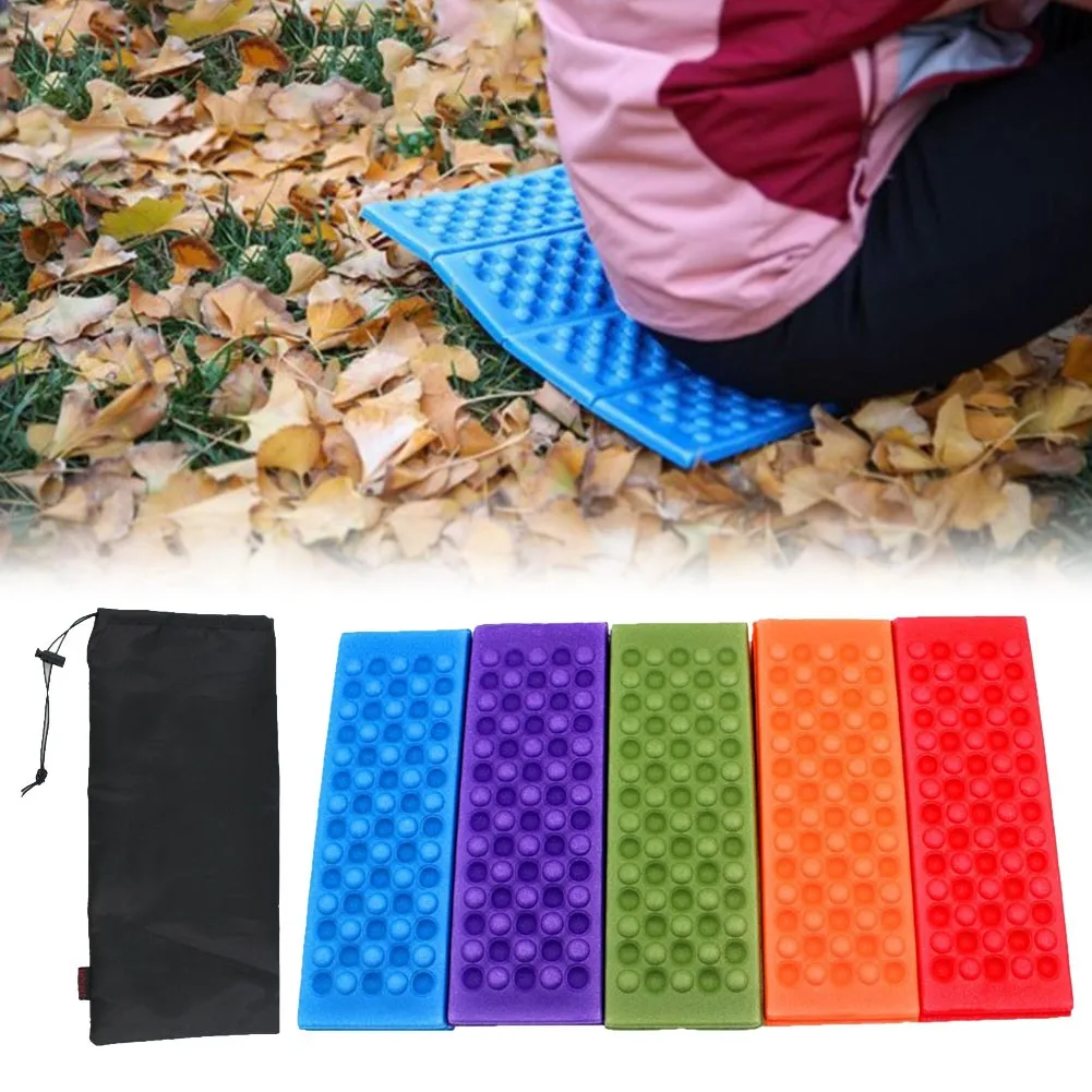 1 Stück Wabenförmige Massagematte XPE-Kissen für Outdoor-Wandern, Camping, Training, Park, Faltbare Kissen, Picknick, Feuchtigkeitsbeständige Sitzauflagen