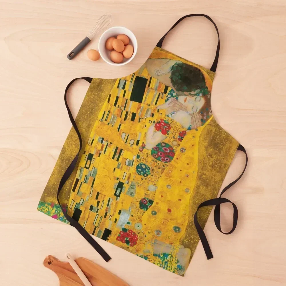 

Gustav Klimt | The Kiss Apron Customizable Household Items Kitchen Nursing Kitchens Accessories Apron