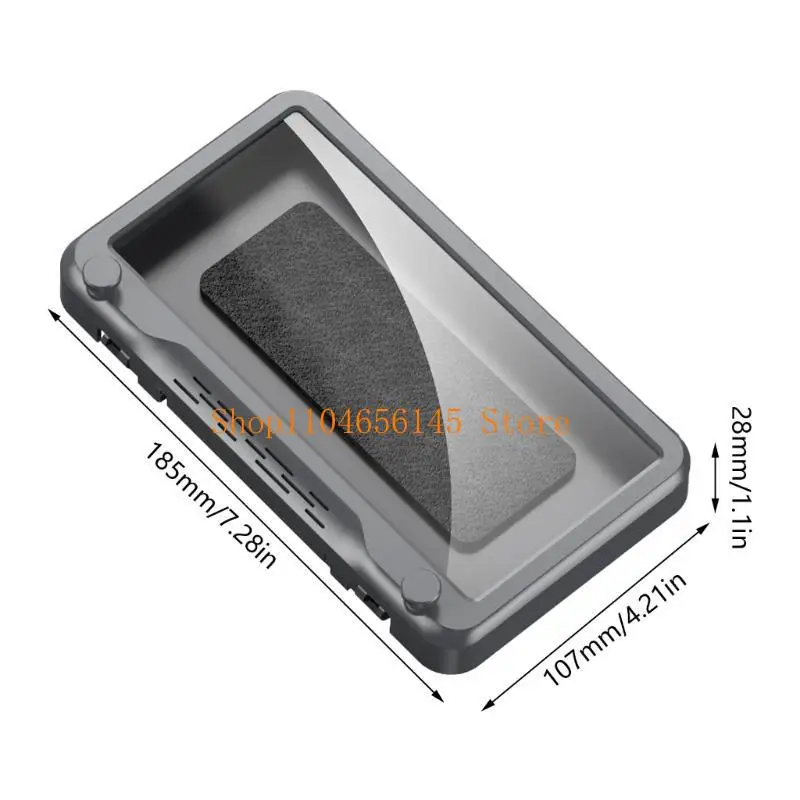 Hộp đựng điện thoại gắn tường chống nước nhạy cảm 5asd Xoay 4180 °, có thể điều chỉnh góc, Giá đỡ điện thoại tường