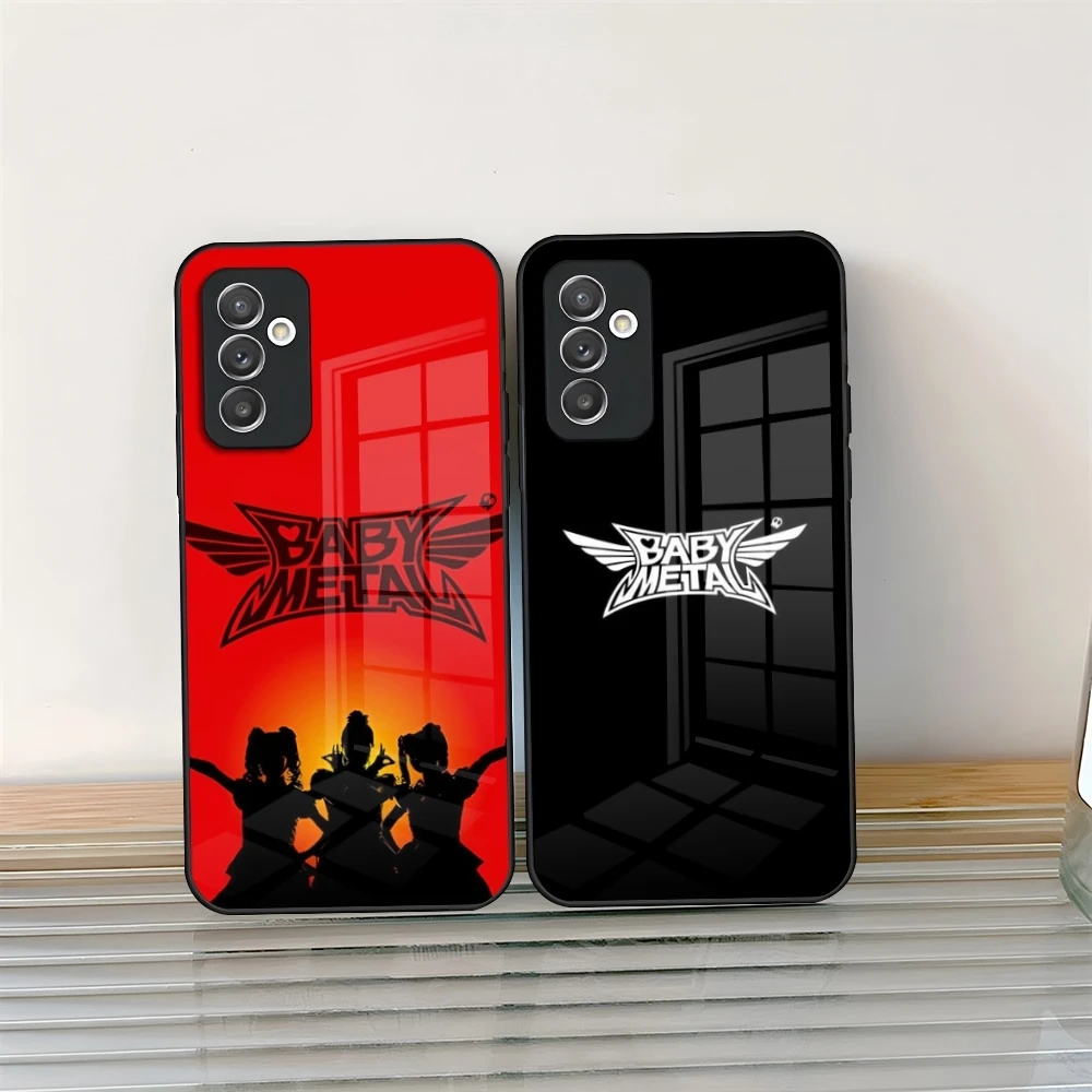 Singer B-Babymetal Phone Case Glass for Samsung Galaxy S24 S25 S20 S21 S22 S23 Ultra Fe Plus A34 A16 A54 A24 A52 A53 M54 Cover