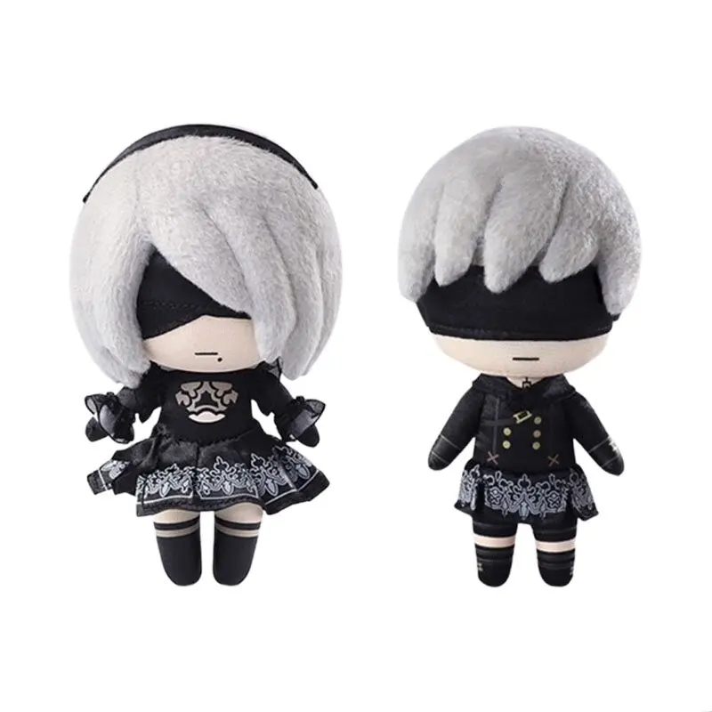 

Square Enix Mini Plush Doll Nier Automata 2B 9S Anime Game Collectible Soft Stuffed Toy For Adult Game Collectors