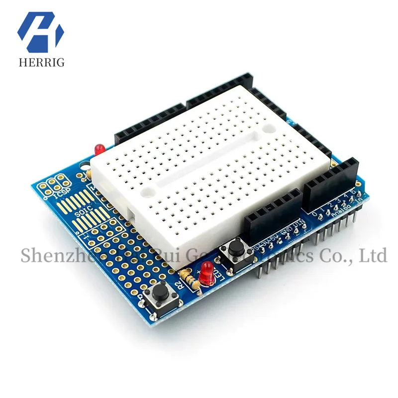 ProtoShield ProtoShield Prototype Shield with mini breadboard Plug-in punch for UNO-R3