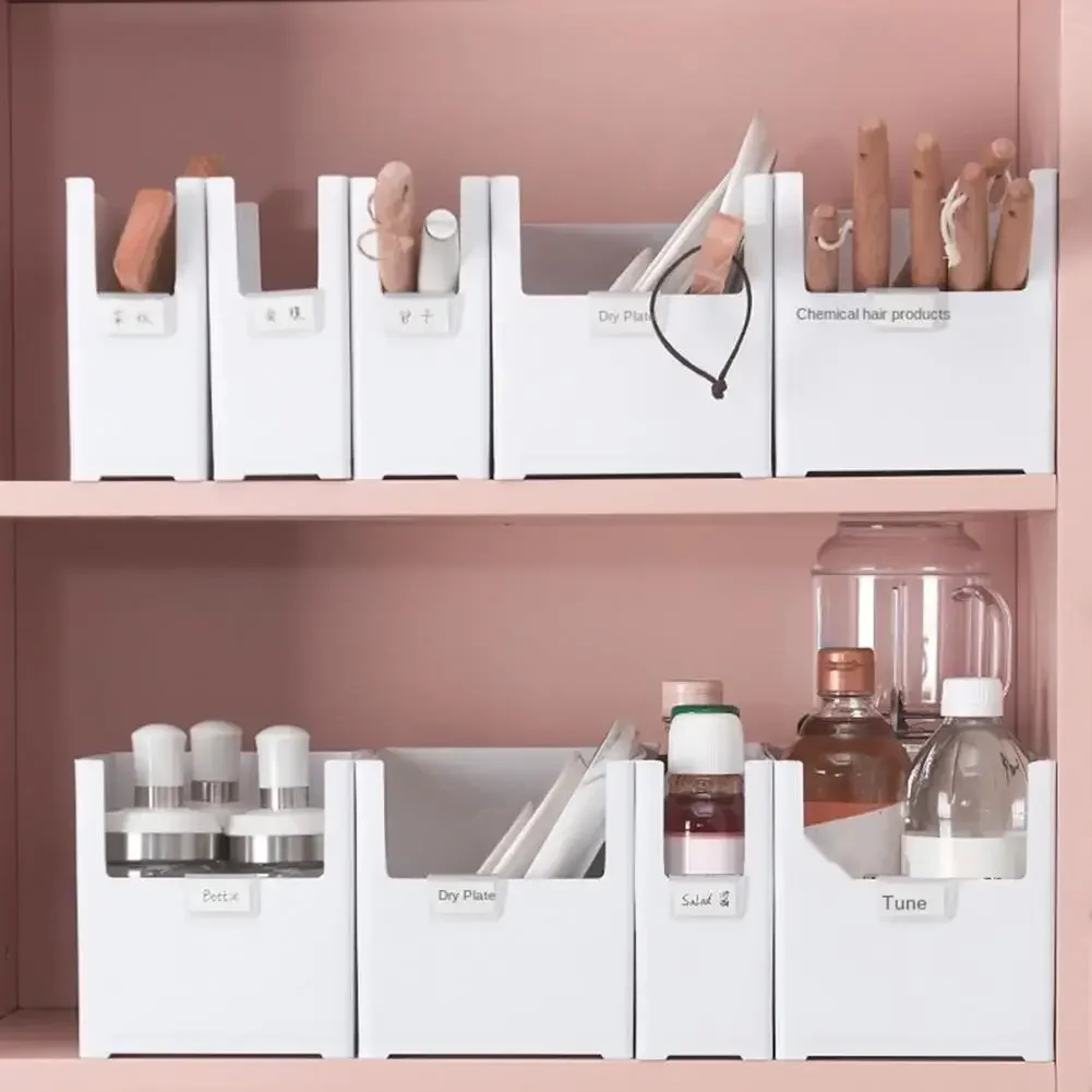 

Cabinet Storage Box Space-saving PP Desktop Makeup Organizer Box Household Seasoning Bottle Sorting Box Household Supplies Tea