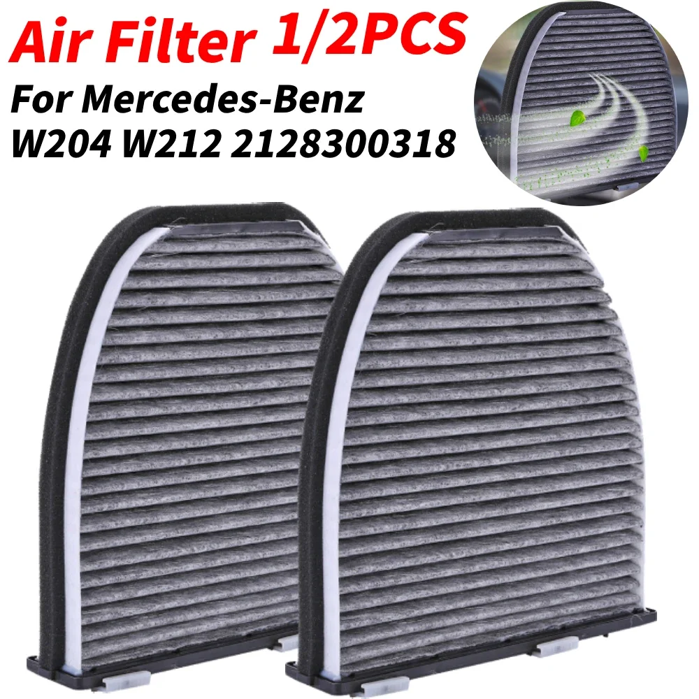 Filtro de aire activado Calm 180 sistema de refrigeración de motocicleta cabina de filtro de carbón para mercedes-benz W204 W212 2128300318