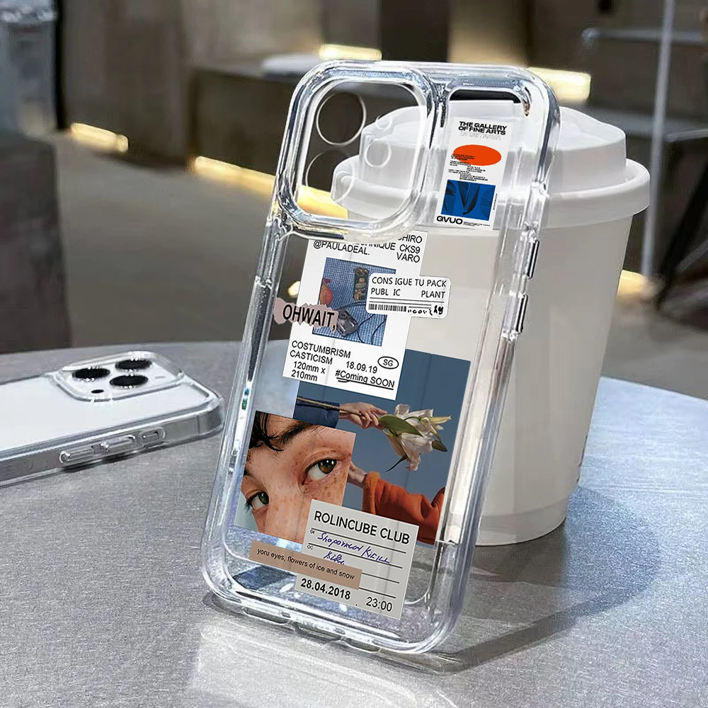 

Fashion Lable Phone Case For iPhone 14 Pro Max Case For iPhone 11 15 12 13 Pro Max XR XS Max X 7 8 14 Plus SE 2020 Soft Cover