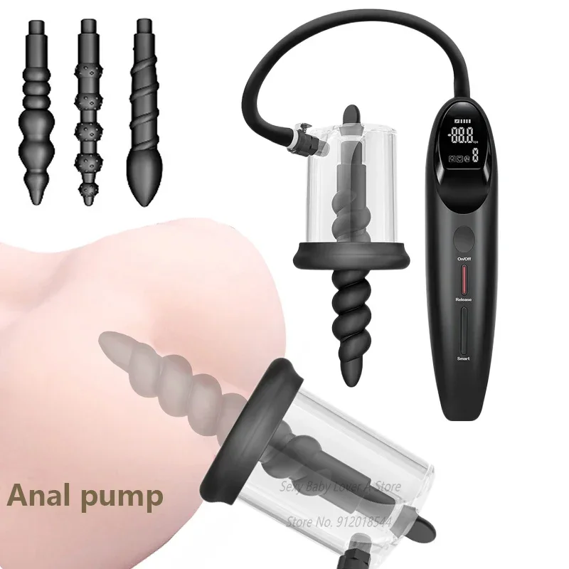 Bomba Rosebud inteligente para homens e mulheres, vibrador Big Butt Plug, dilatador anal, massagem de próstata, ânus extensor, brinquedos sexuais, novo, 2023