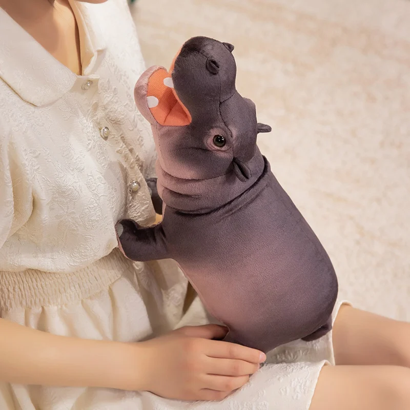 عالية الجودة محاكاة فرس النهر أفخم دمية وسادة نابض بالحياة الدهون وحيد القرن محشوة الحيوان ديكور المنزل هدية للأطفال