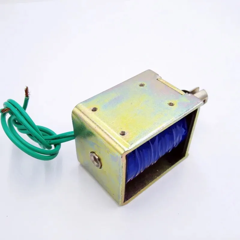 DC12V/24V 50N push&pull Type solenoid electric magnet TAU-1250T 1250 0-12mm  open frame linear Solenoid Electromagnet