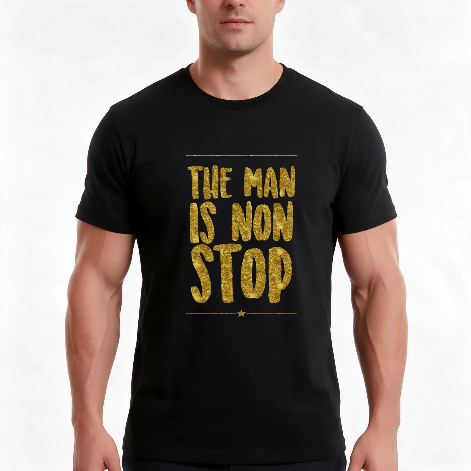 The Man Is Non-Stop Hamilton T-Shirt, Summer Casual Cotton Tee, Oversized Streetwear Tops, Vintage Graphic Print, 100% Cotton
