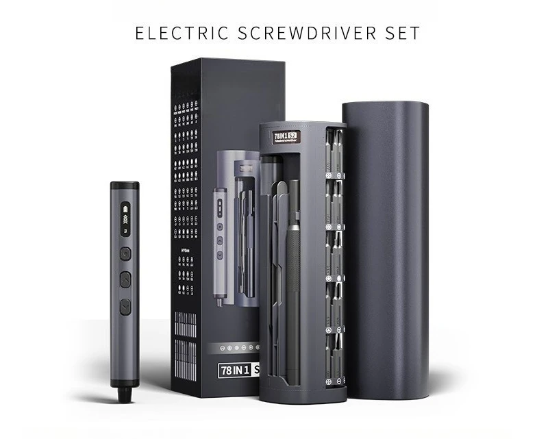78 in 1 rechargeable precision electric screwdriver set, mobile phone computer glasses repair set
