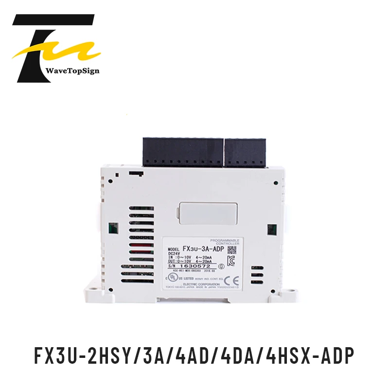 Wavetopsign Original PLC FX3U-4AD-ADP FX3U-4DA-ADP FX3U-3A-ADP FX3U-4HSX-ADP FX3U-2HSY-ADP