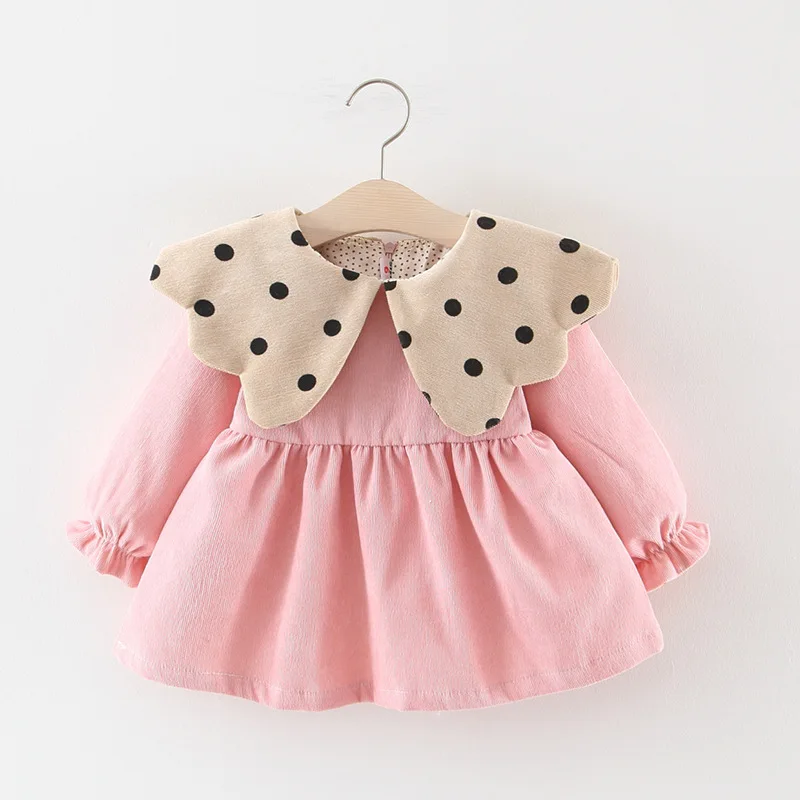 Newborn baby girls clothes spring outfits polka dot dress for toddler girls baby clothing 1st birthday party tutu dresses dress