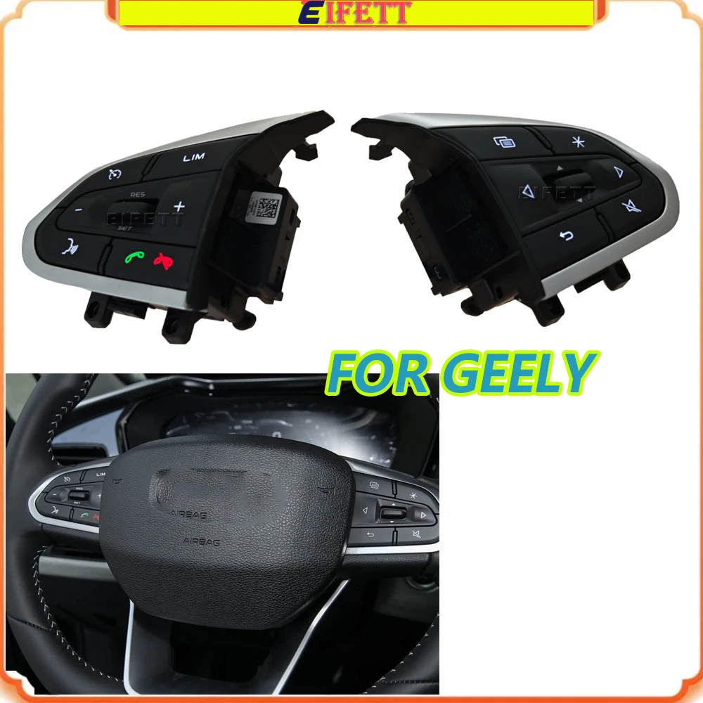 For Geely Xingyue 2020 Boyue X 2022 Car Styling Cruise Control Volume Steering Wheel Switch Button steering wheel key switch