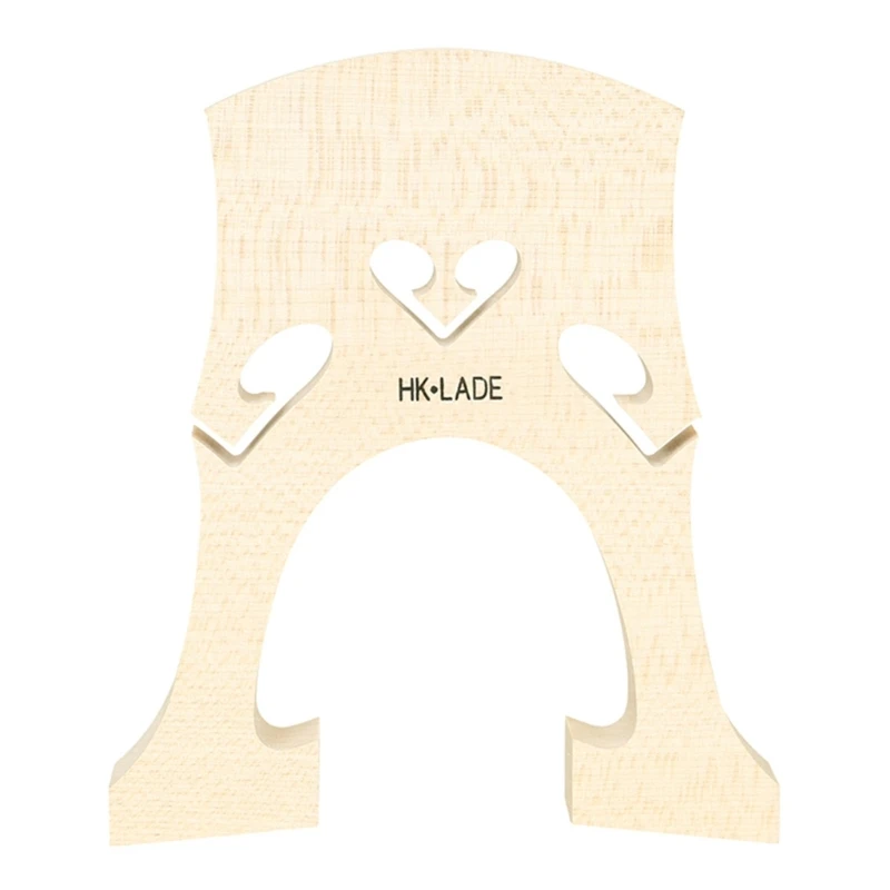 Precisions Crafted Maple Cello Bridge with Optimal Fit for Enhances Vibration