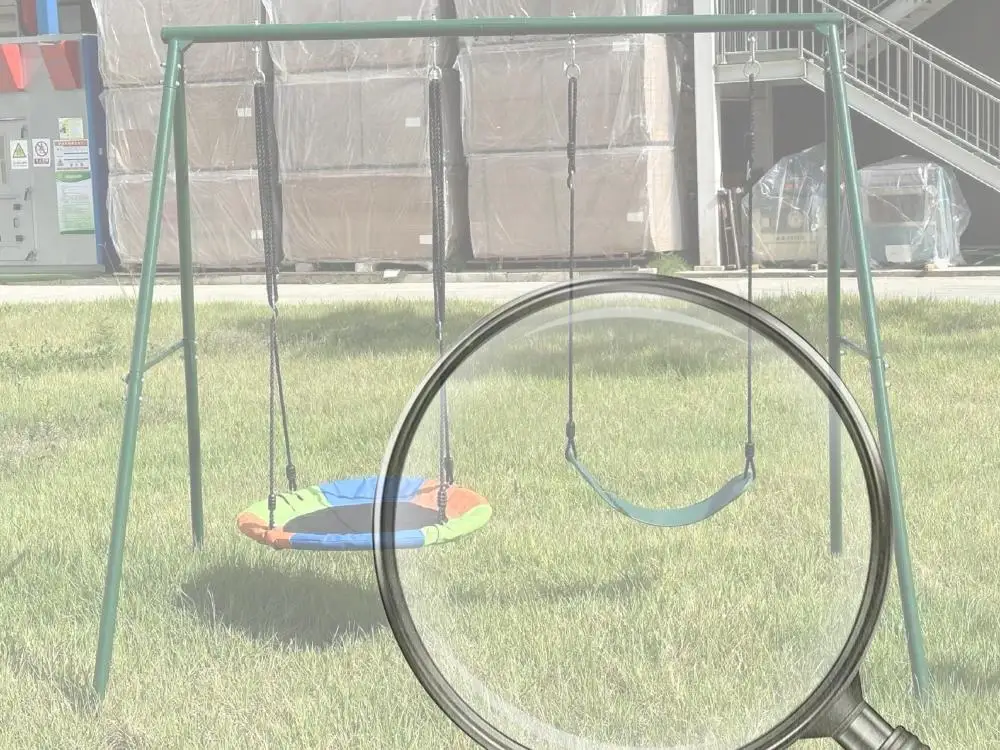 Swing Set Frame Wear Resist Outdoor Swing Stand Multi-Purpose Heavy Duty Playground Frame for Kindergarten Shopping Mall Park