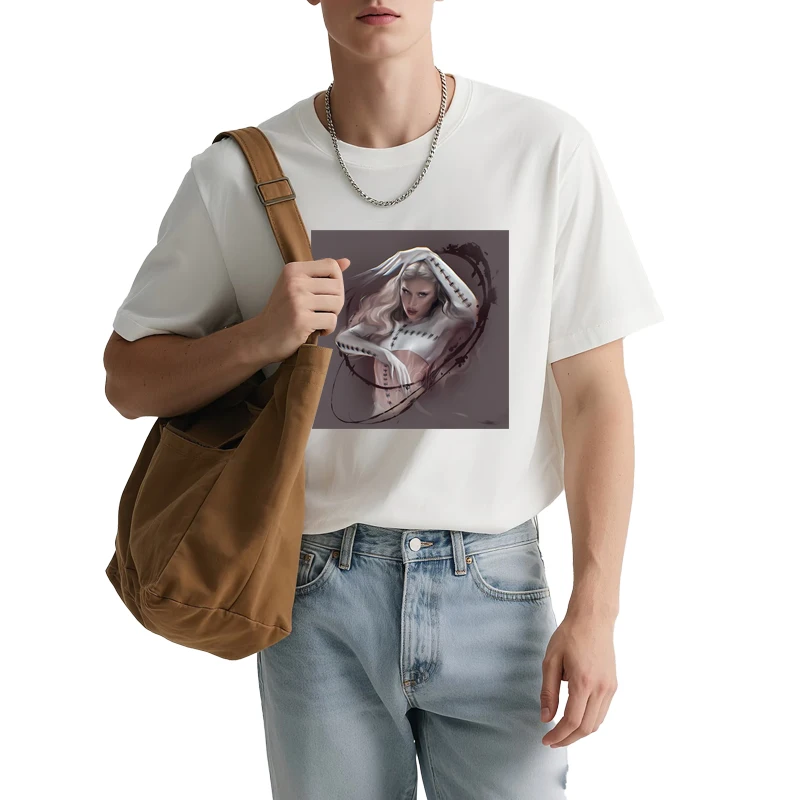 

lady gaga graphic T Shirts 2025 men women Oversized 100% Cotton y2k top fashion streetwear short sleeve Summer print Unisex tops