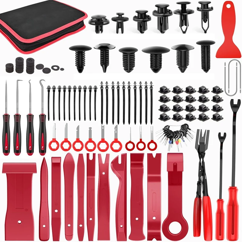 238Pcs Trim Removal Tool, Auto Push Pin Bumper Retainer Clip Set,Car Panel Radio Removal Auto Clip Pliers