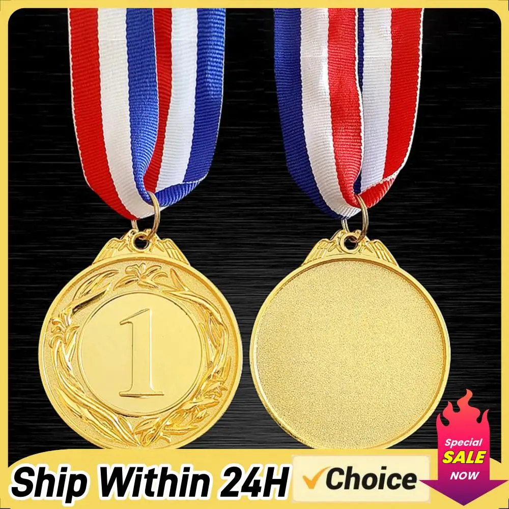 

Медали 5 см (золото/серебро/бронза) для студентов с лентой на шею, металлические медали победителям, награды для спортивных соревнований