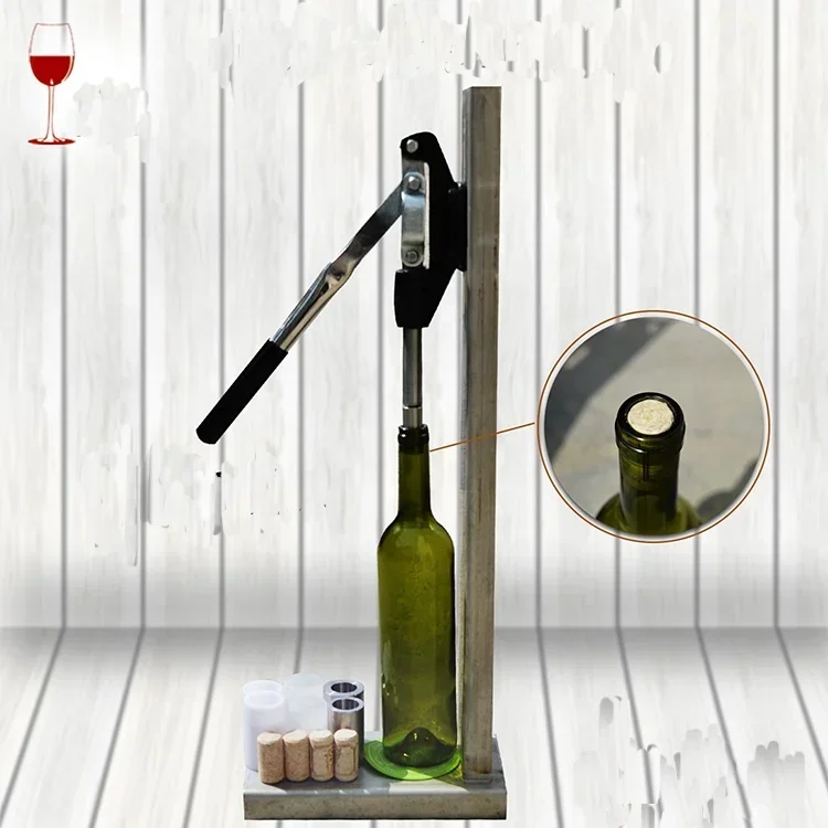 Home Manual Glass Bottle Stopper Press Capping Beer Wine Corking Close Machine