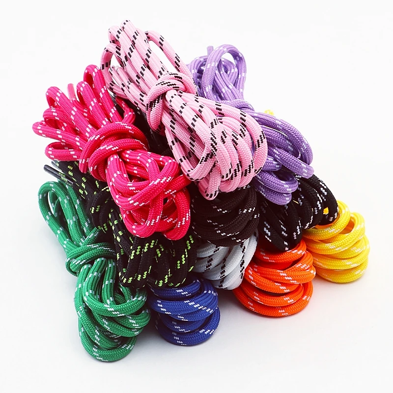 Quality Bold Round Shoelaces Durable Polyester Shoe laces Sneakers Boots Laces for Shoes Accessories 100/120/140/160cm 1Pair