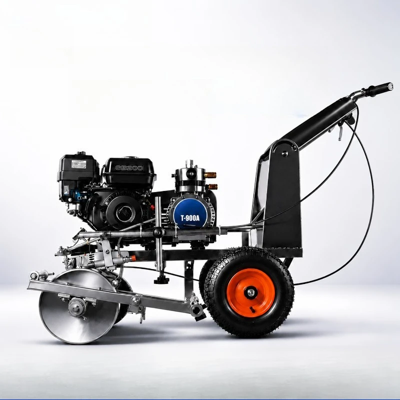 Cold spray marking car marking machine Road drawing machine Road push track driving school Paint road marking Machine Iron