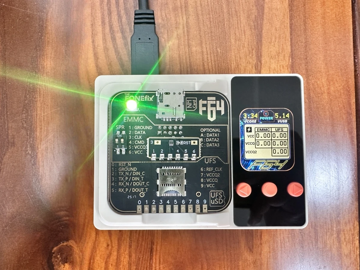 F64 ULTRA FLASH 64 LITE + eMMC 4 en 1 + UFS 153 + UFS 254 + UFS 297 F64 Caja Jtag Flash64 para Z3X Easy JTAG Plus Box AA