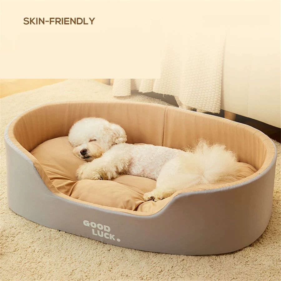 Warm Sleeping Bed for Cats, Puppy Kennel, Comfortable, Lovely Dot, Kitten, Puppy, House for Winter, Top Quality