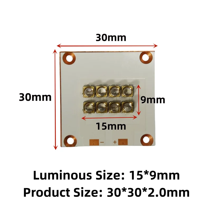 

24W 3535 UV LED Light 365nm 385nm 395nm 405nm UV Gel Curing Lamp for uv printer