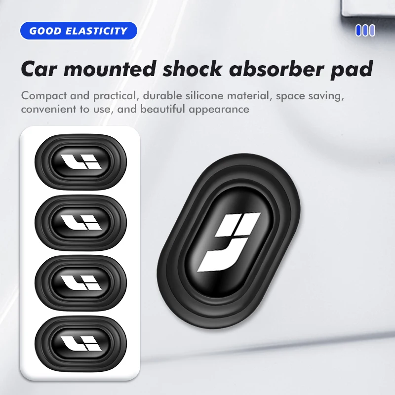 4pcs Car Door Shock Absorber Stickes Protective Accessories For Leading Ideal L9 L8 2022 2023 Li Auto Lixiang One