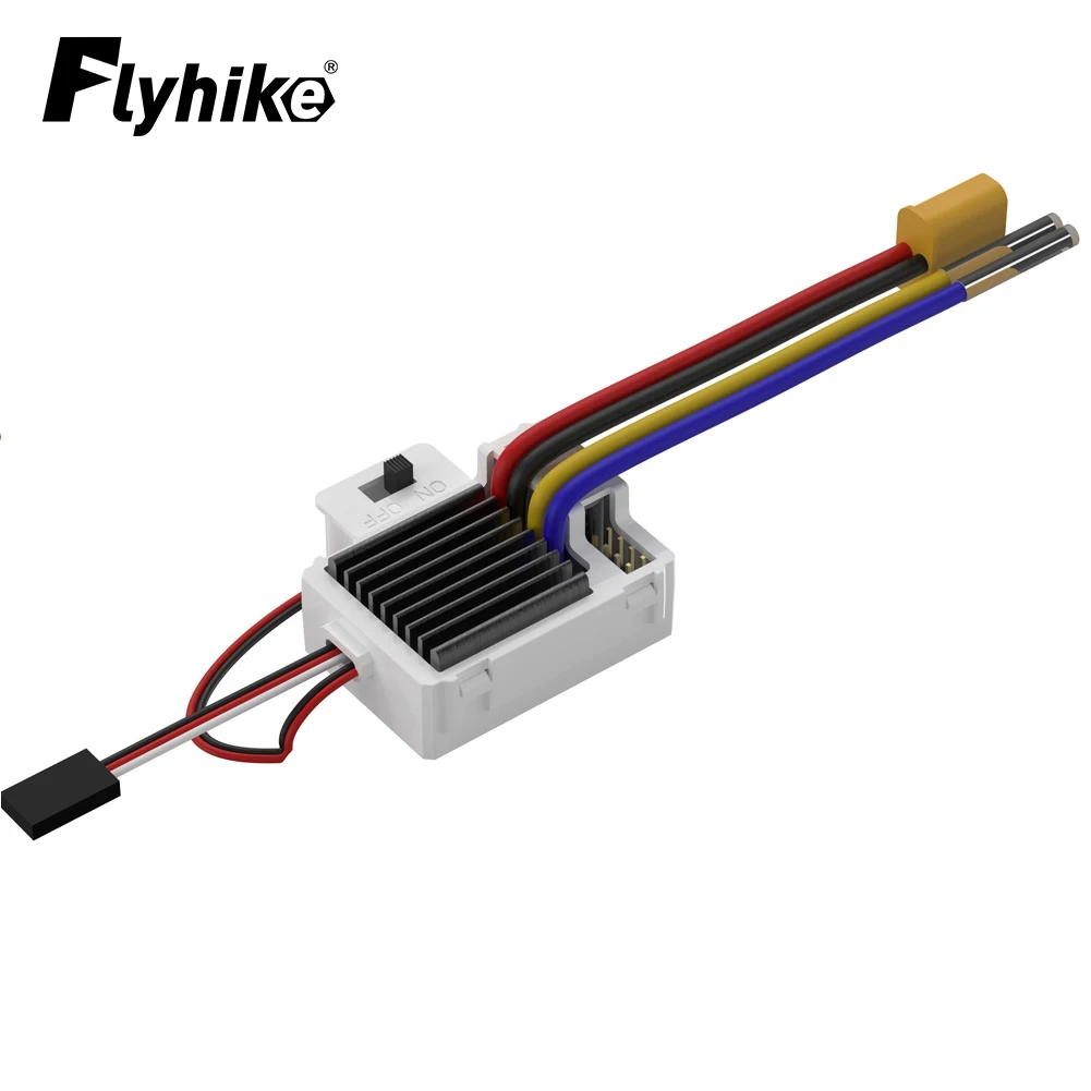 Radiolink Waterproof Brushed ESC COOL 9030 90A Speed Controller with 5.5V/3A 7.5V/3A BEC for Traxxas SCX10 HSP Car Boat Crawler