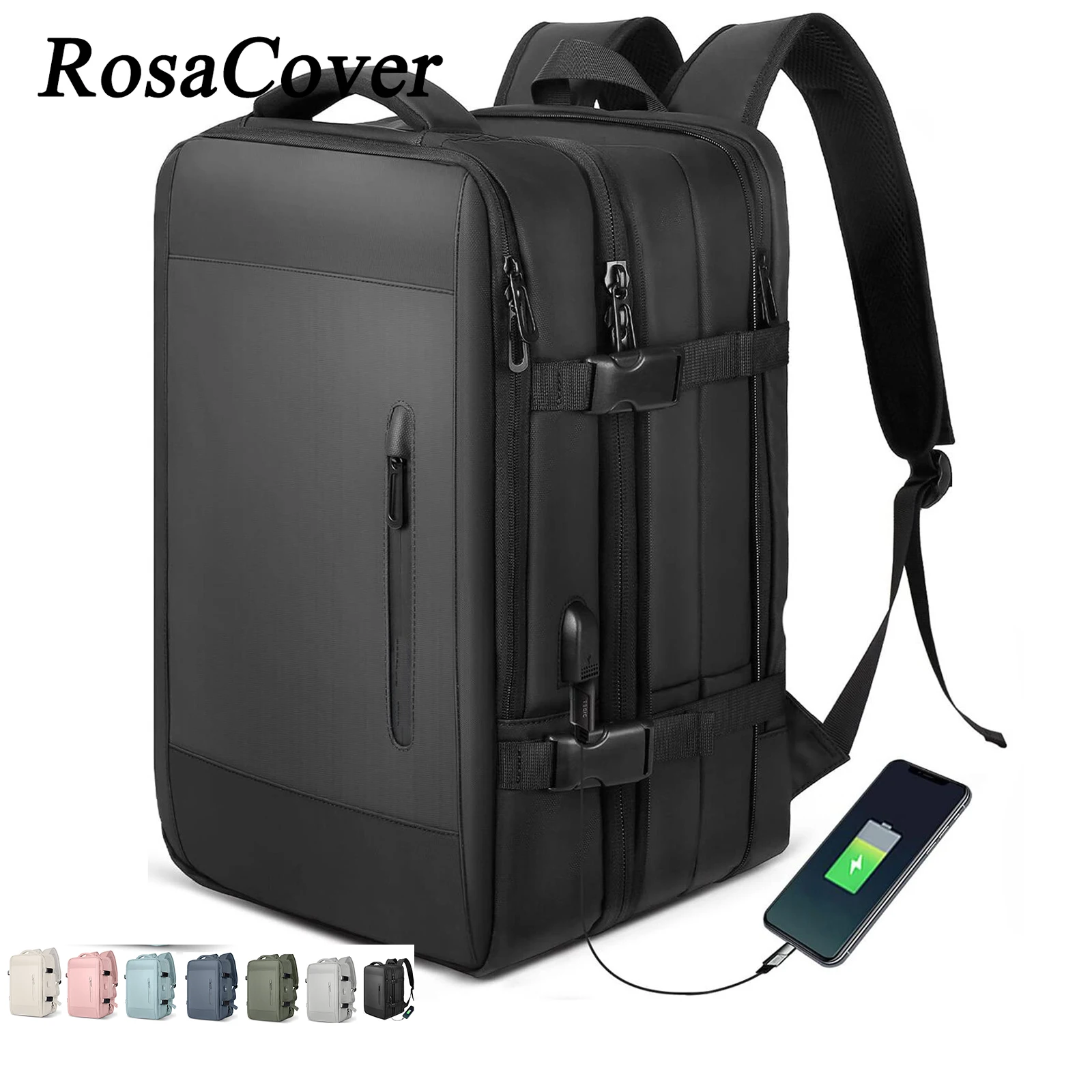 Expandable Airplane Travel Backpack For Women Men Laptop Bag Luggage Man Large Capacity Bags Mochila Multifunctional Backpacks