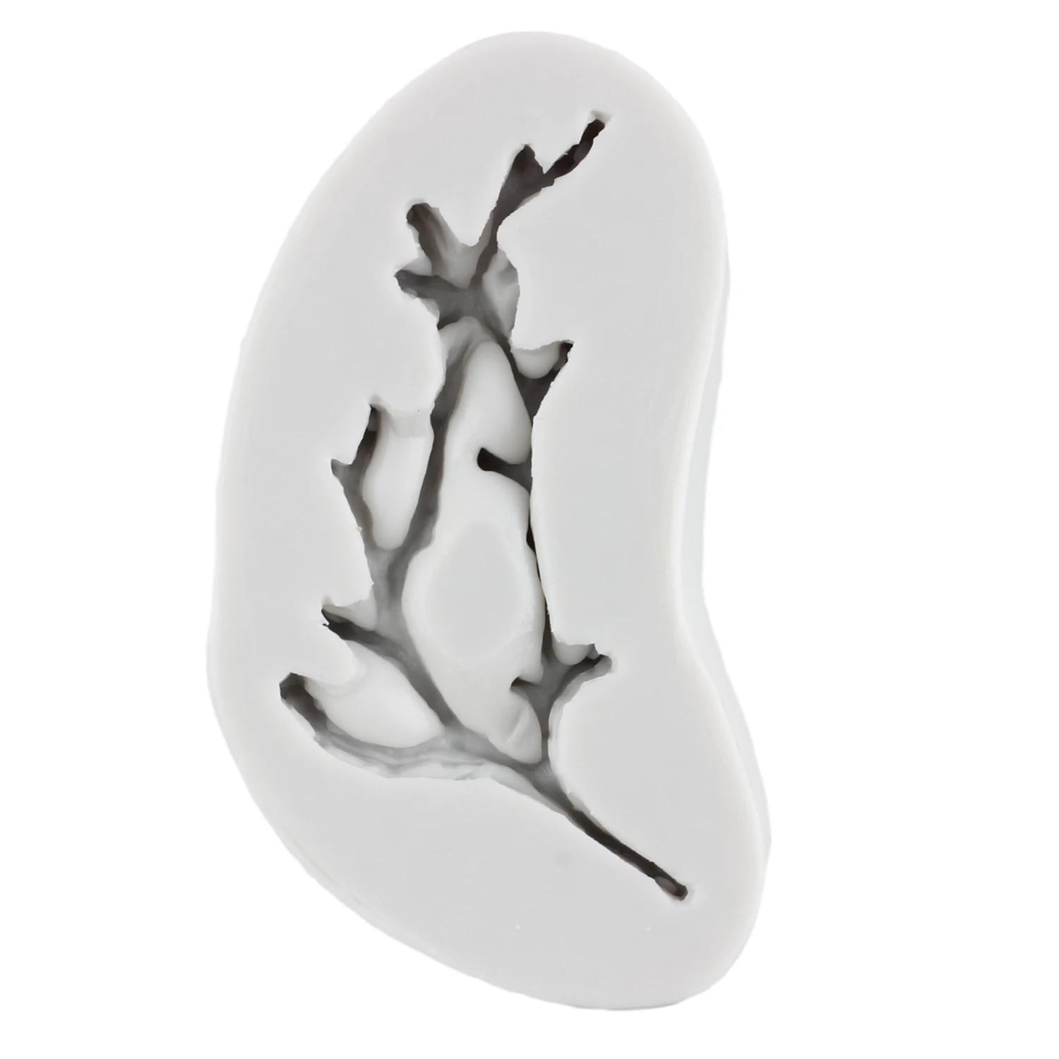 Tree Branch Leaves Silicone Mold Jewelry Resin Molds Cupcake Topper Fondant Cake Decorating Tools Candy Chocolate Gumpaste Mould