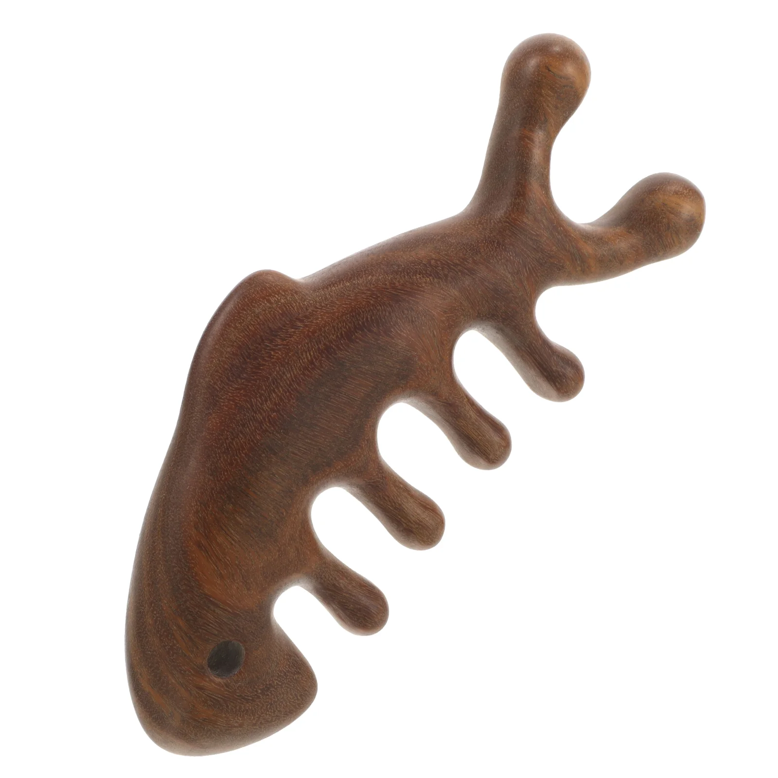 Scalp Massage Comb Stimulator Hair Styling Wide Tooth Wooden Utility
