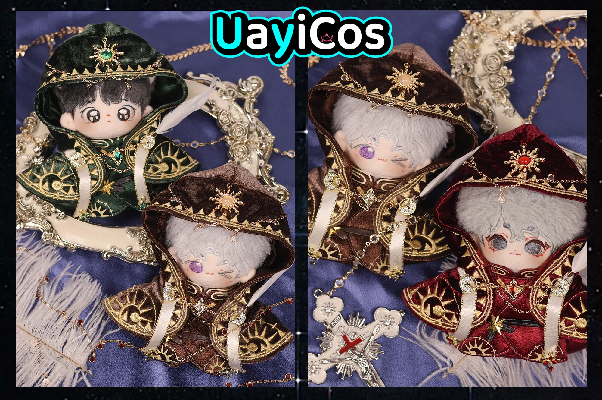 10 سنتيمتر ملابس دمى الكاهن الساحر عباءة جلدية ستار حزام الملابس زي البدلة الزي اكسسوارات أنيمي لعبة لعبة الاطفال الهدايا كوس