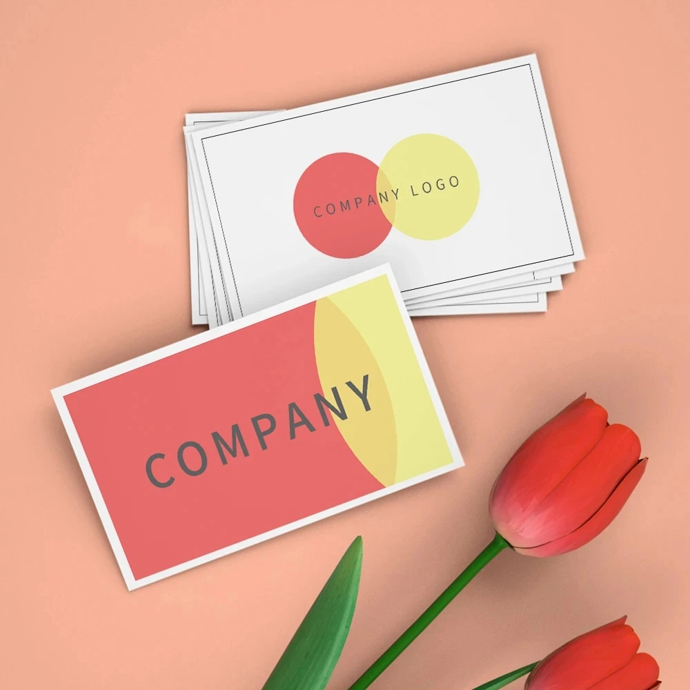 

Luxury Thank You Card 250g-400g Thickness Custom High-Quality Business Cards Rose Gold Logo Printing with Your Design