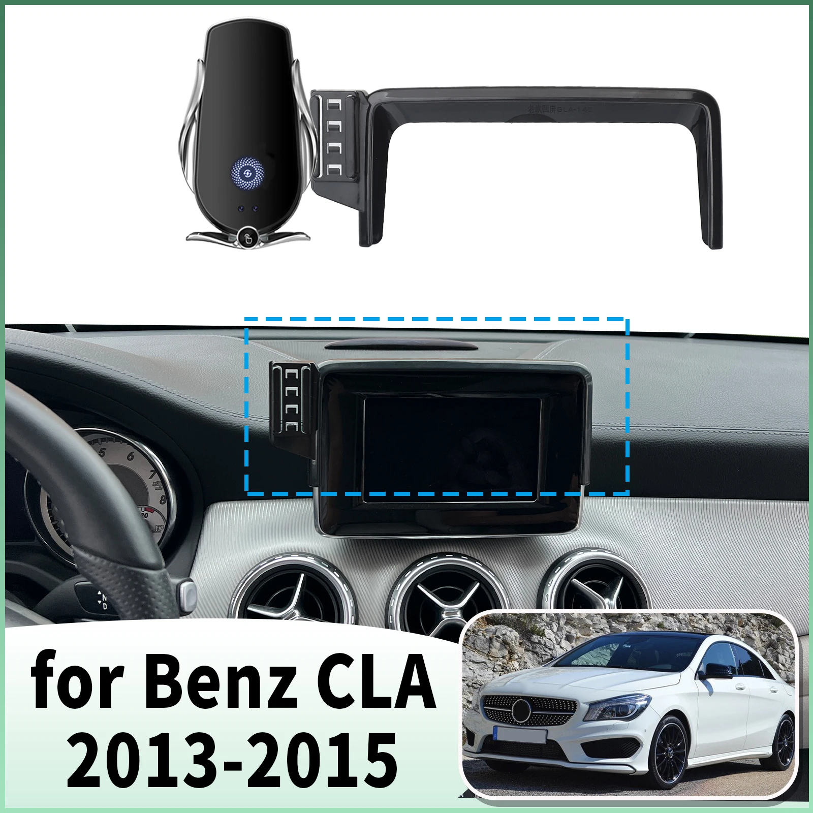 

fit for Mercedes-Benz CLA 2013 2014 2015 Specific Dashboard Navigation Phone Holder Mount Design Car​​ accessoires
