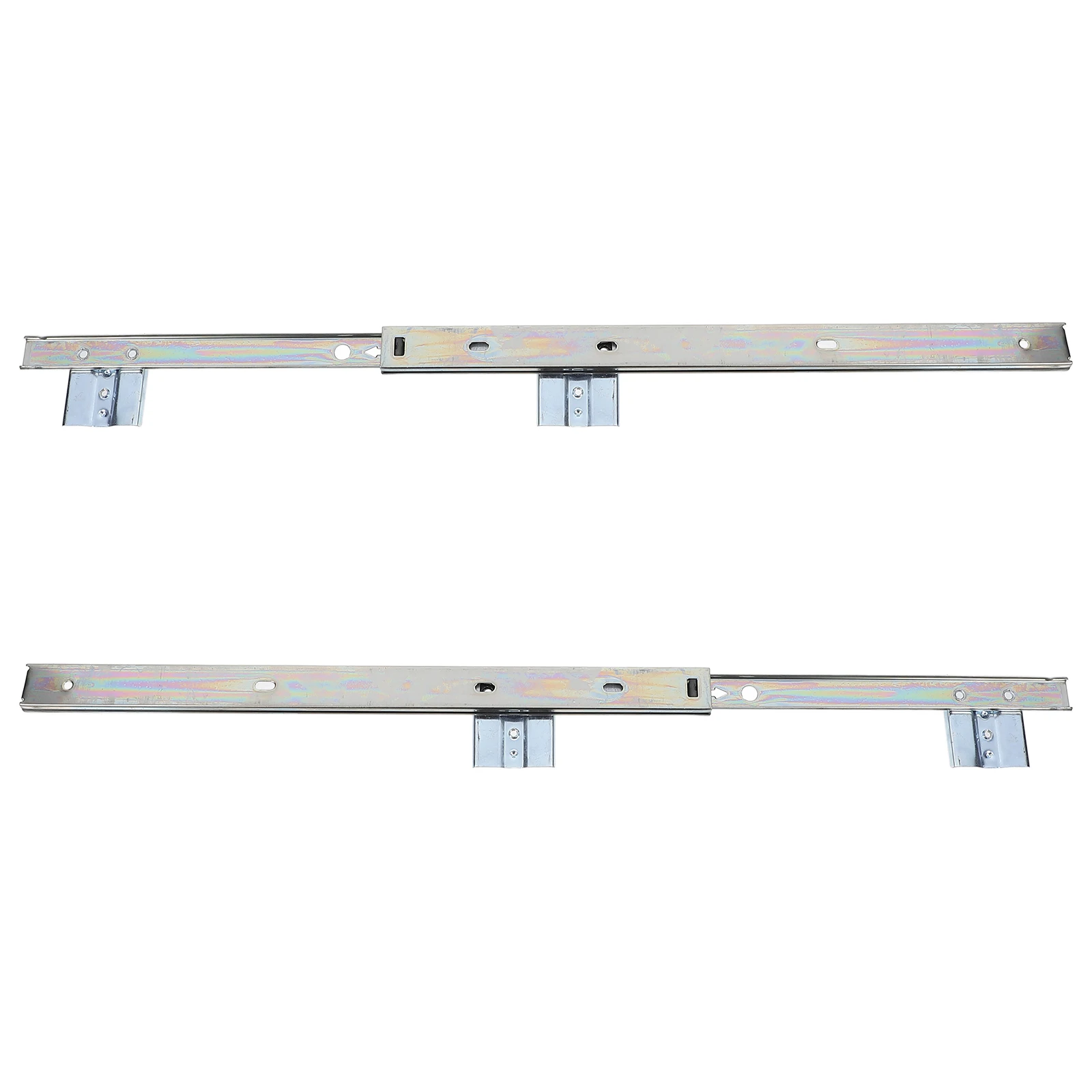 

1Set Keyboard Slide Steel Sturdy Side Mount Replacement Guide Rail Keyboard Tray Slides for Desk Drawer Track Rails