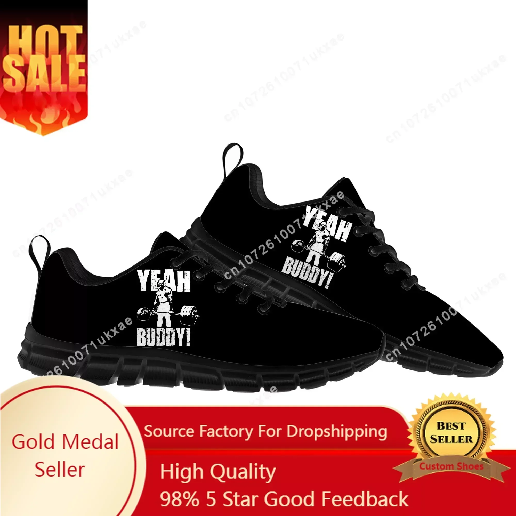 Ronnie Body Building Yeah Buddy Light Weight Sports Shoes Mens Womens Sneakers Parent Customize Shoe