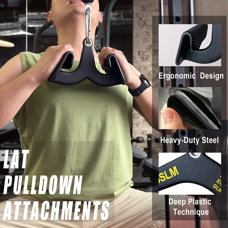 

Multi-Functional Cable Machine Bar for Lat Triceps Workout Home Gym Strength Training Equipment