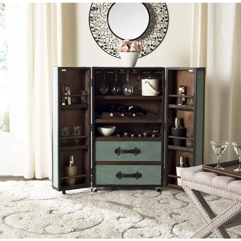 Home Collection Beige Bar Cabinet