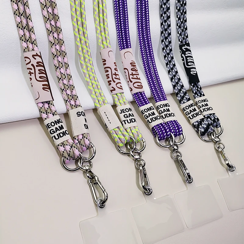 Mobile Phone Lanyard Crossbody Long Section Can Back Hanging Chain Outdoor Belt Anti-lost Sling Belt Phone Clip Hanging Buckle