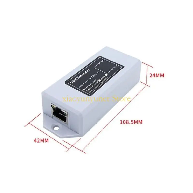 Ethernet Poe Extender 100Mbps 30W RJ45 REPECTION NATTAGE MURD