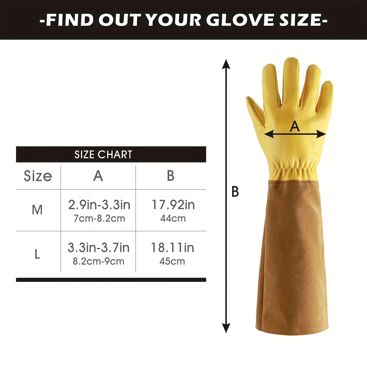 1Paris Gardening Gloves Cut Proof Elbow Length Cowhide working Leather Garden gloves .work gloves