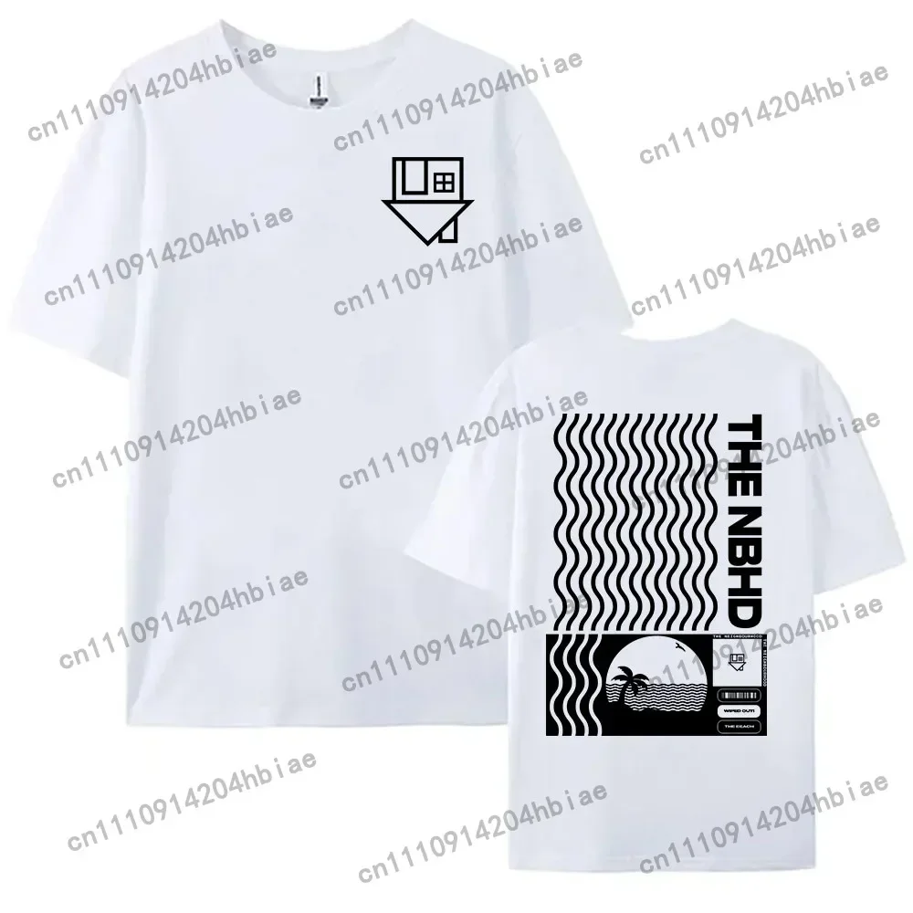 Wiped Out Album Printing Tshirts  The Neighbourhood NBHD Band T-shirt Cotton High Quality Summer Tee-shirt Women Men Clothes Tee